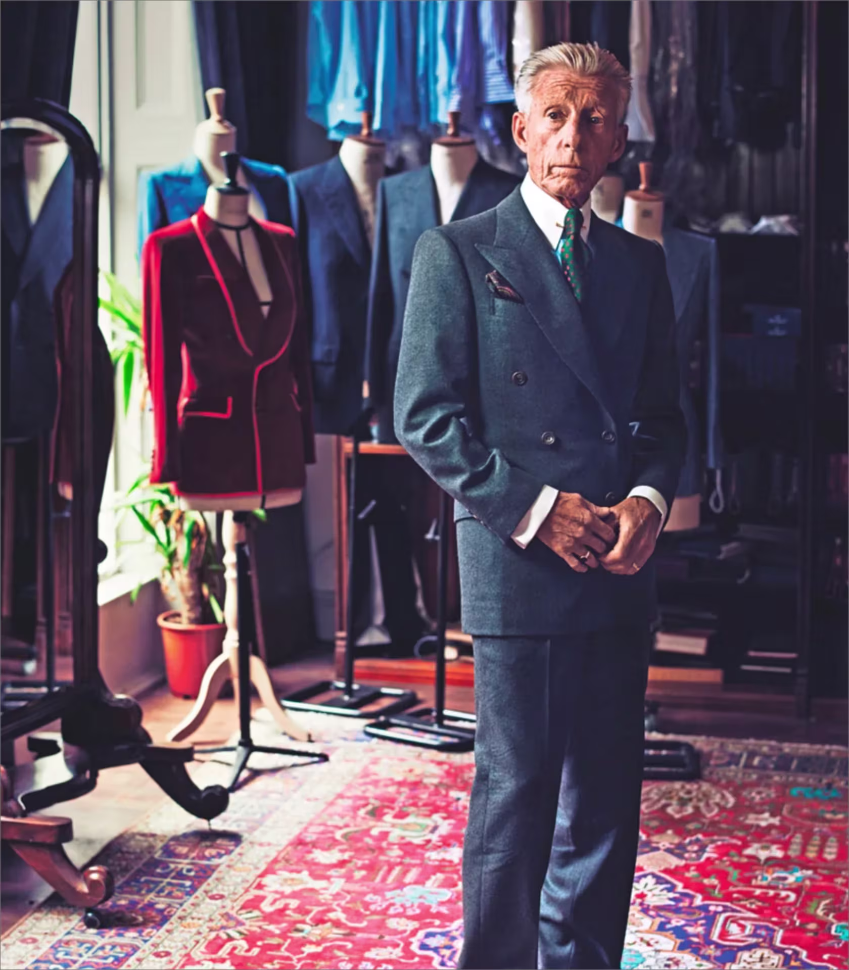 Edward Sexton tailoring detail